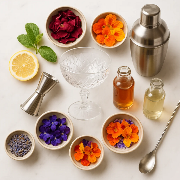 🌸 Fleurs Comestibles : Sublimez Vos Cocktails avec Élégance et Naturel
