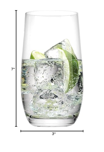 Crystal Highball Glasses – Set of 4