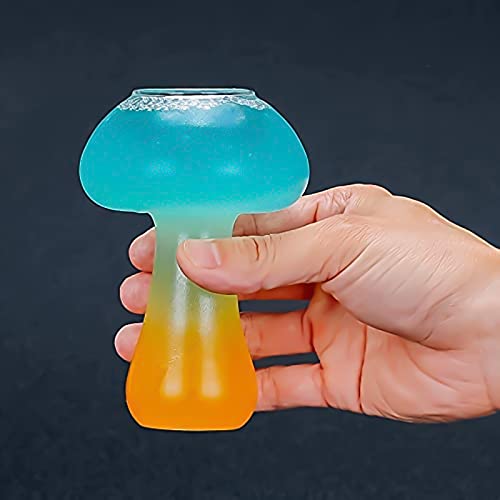 Verres à Cocktail Champignon en Cristal