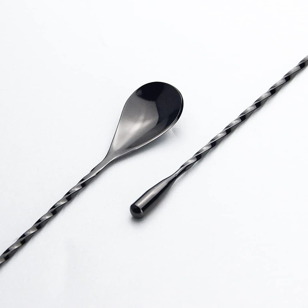 Cuillère à mélanger à cocktail en acier inoxydable