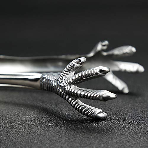 8-Inch Premium Stainless Steel Ice Tongs