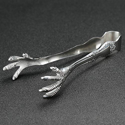 8-Inch Premium Stainless Steel Ice Tongs