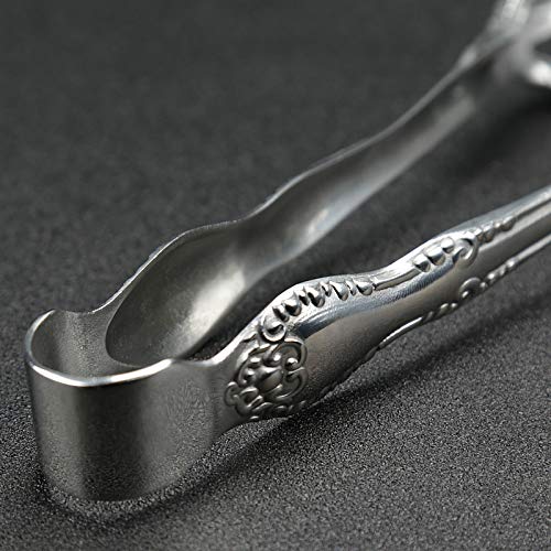 8-Inch Premium Stainless Steel Ice Tongs