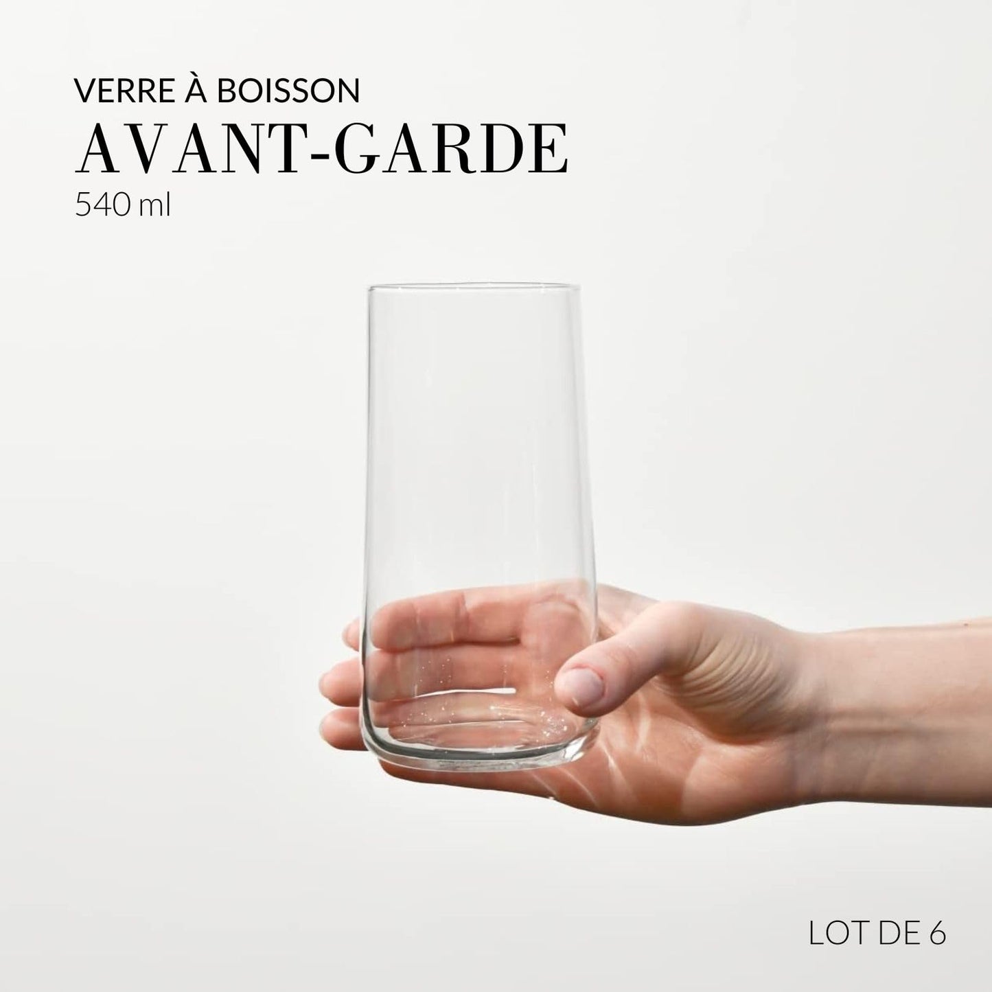Verre Highball | Lot de 6 | 540 ML
