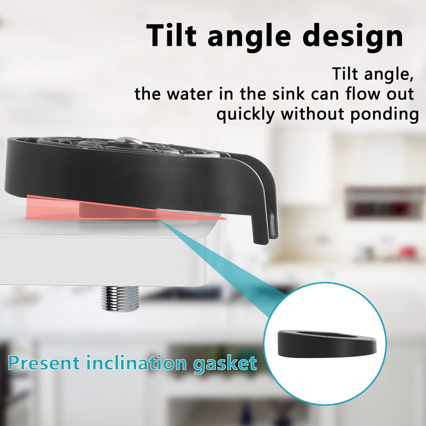 Stainless Steel Glass Rinser for Kitchen Sink