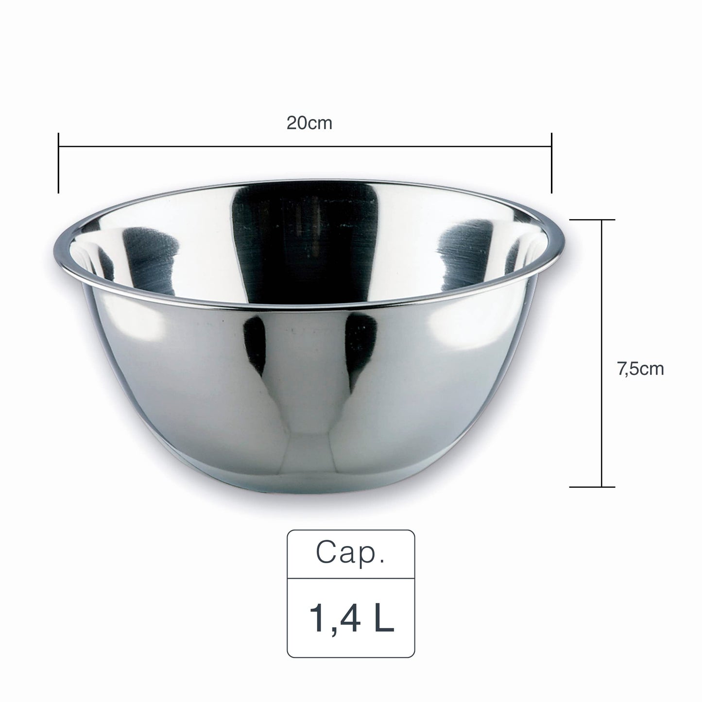 Grand bol en inox