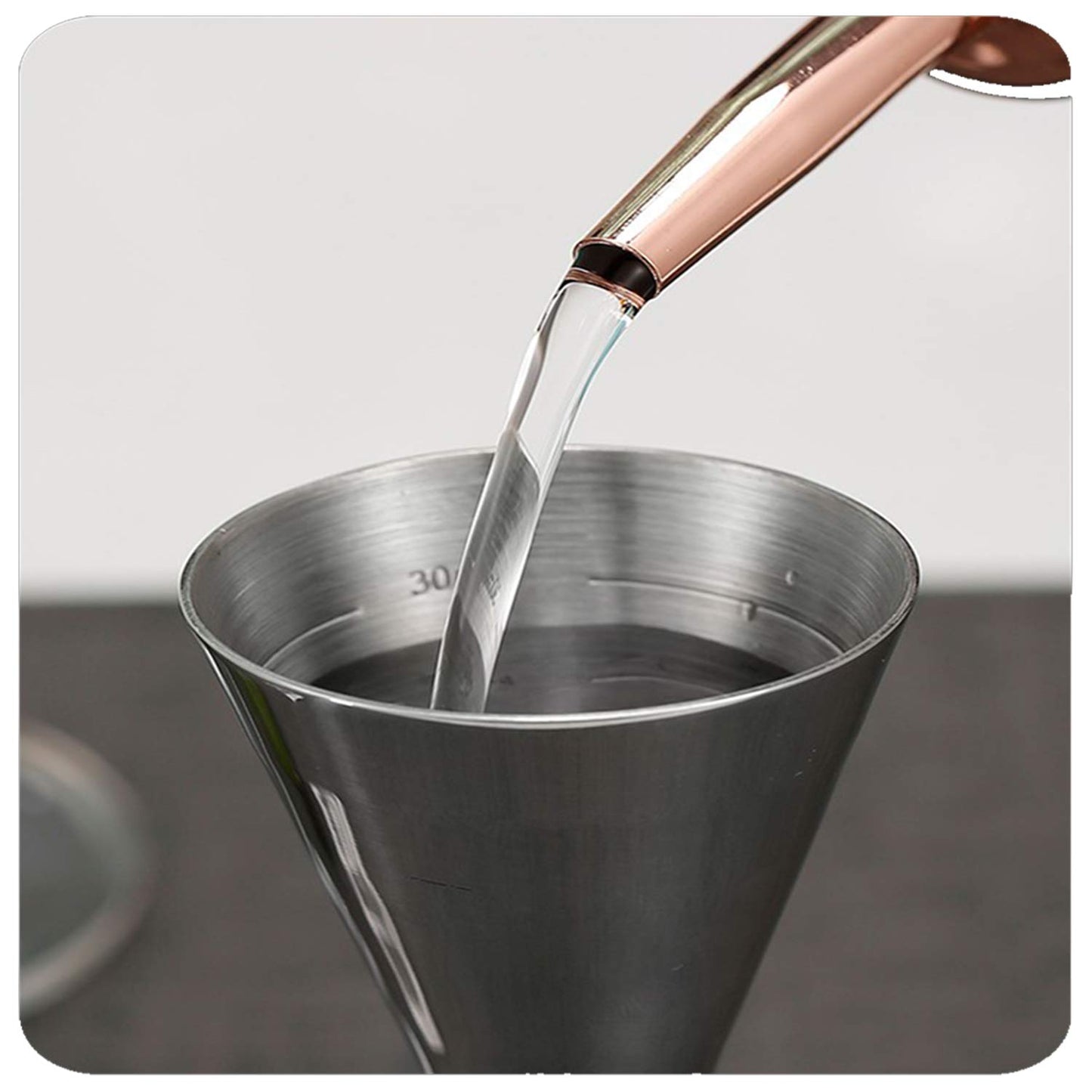 Jigger Japonais en Acier Inoxydable - 30/60 ml