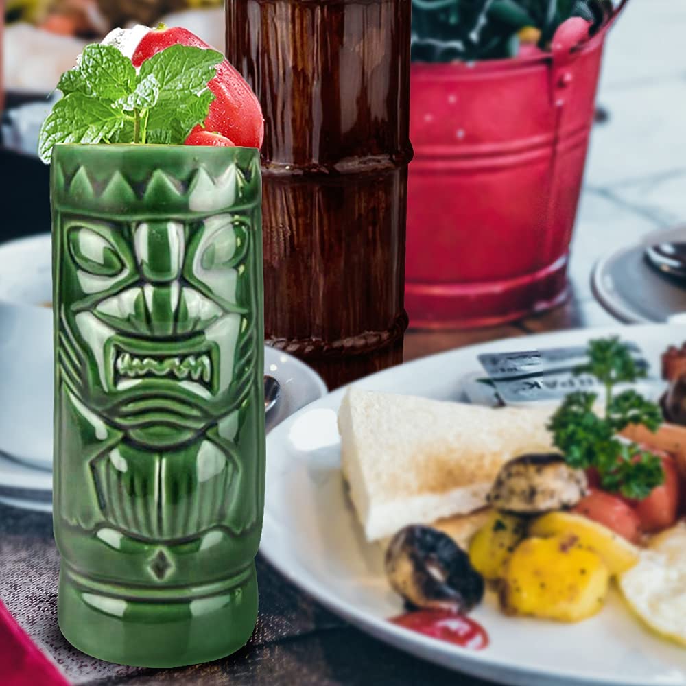 Verres Tiki en Céramique - Lot de 4