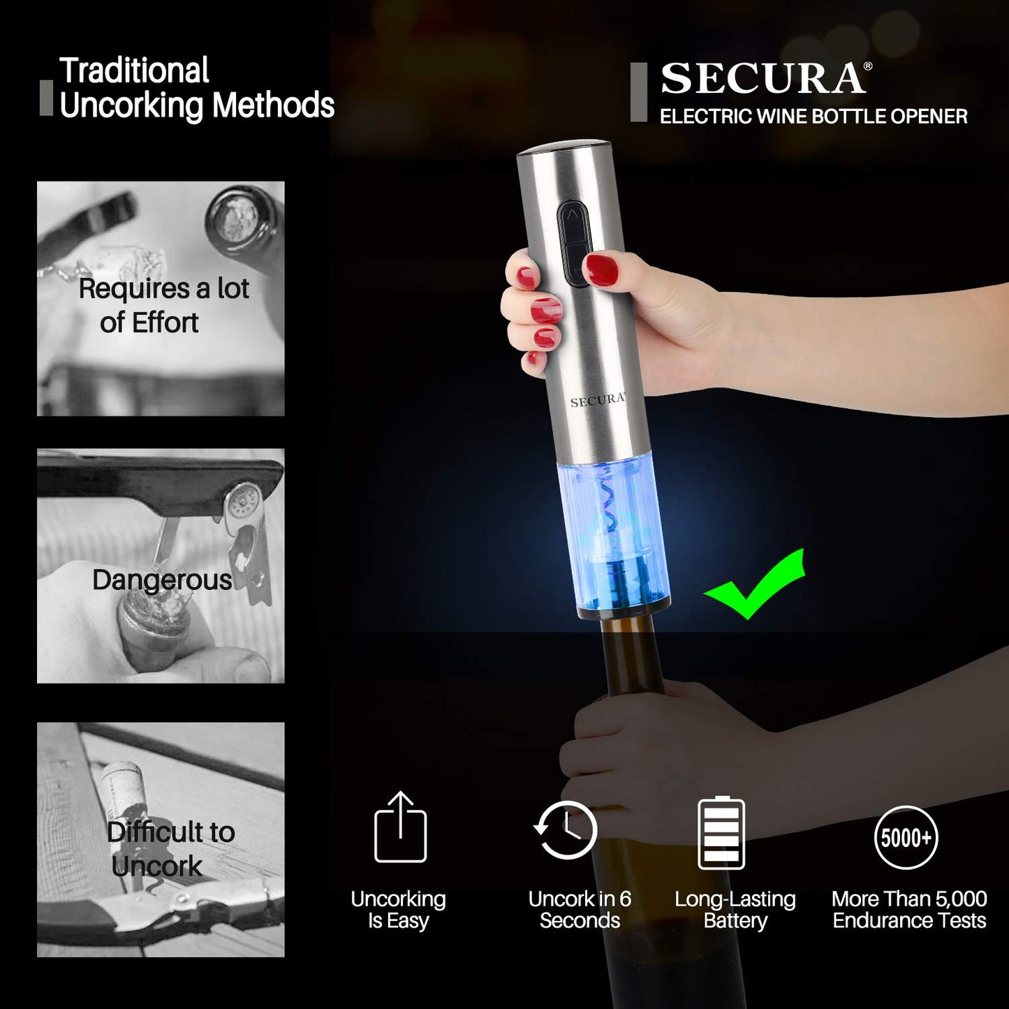 Rechargeable Electric Wine Opener