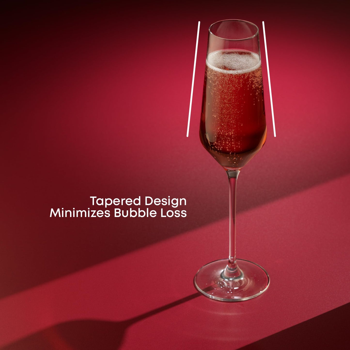 Champagne Glasses Layla Collection - Set of 4