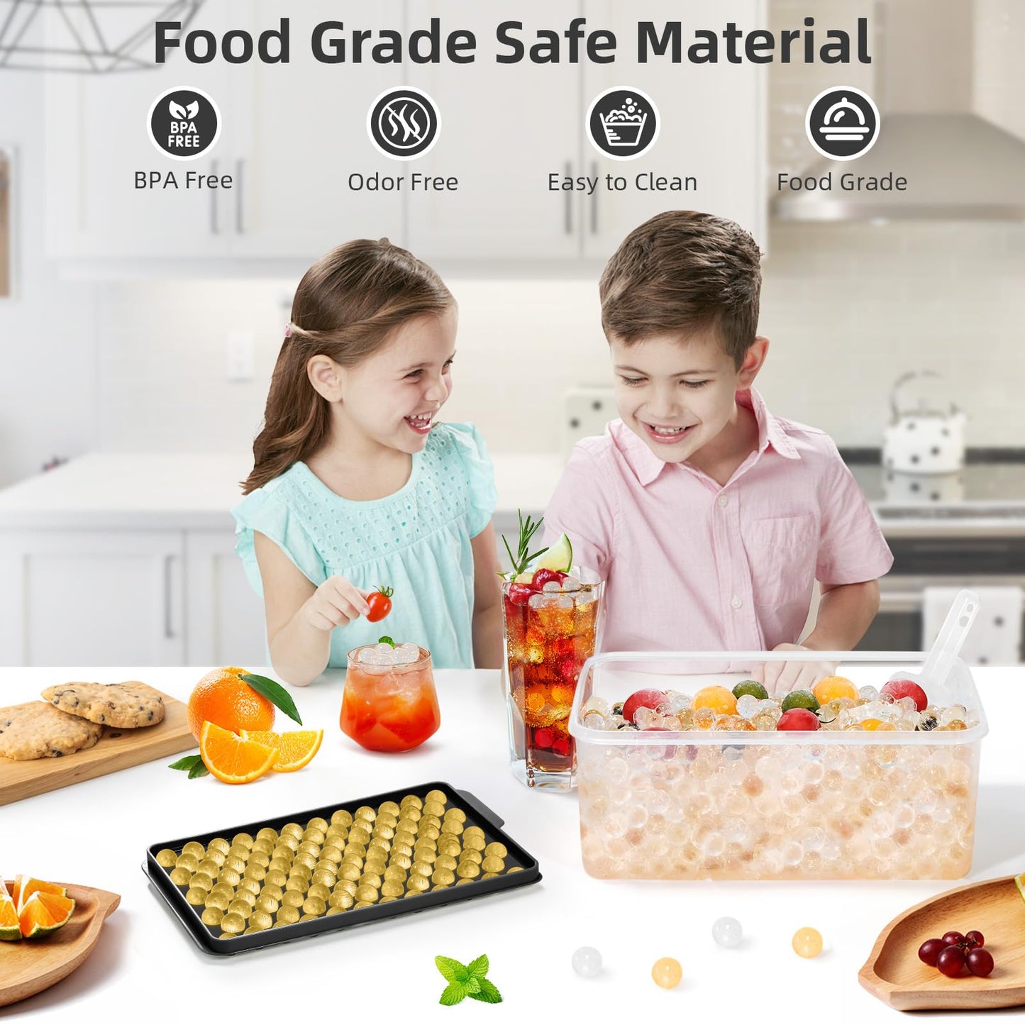 Mini Ice Ball Tray – Ice Cube Maker with Lid