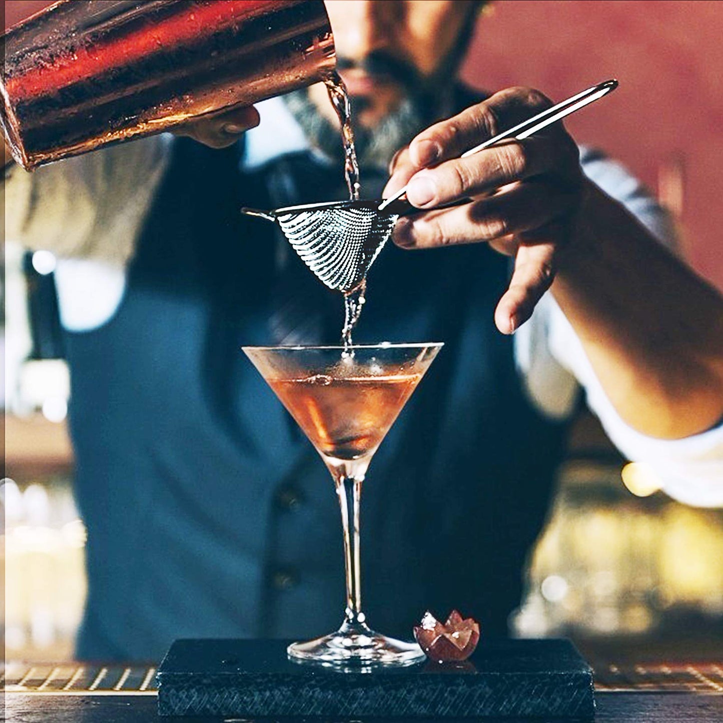 Premium 3-Piece Cocktail Strainer Set