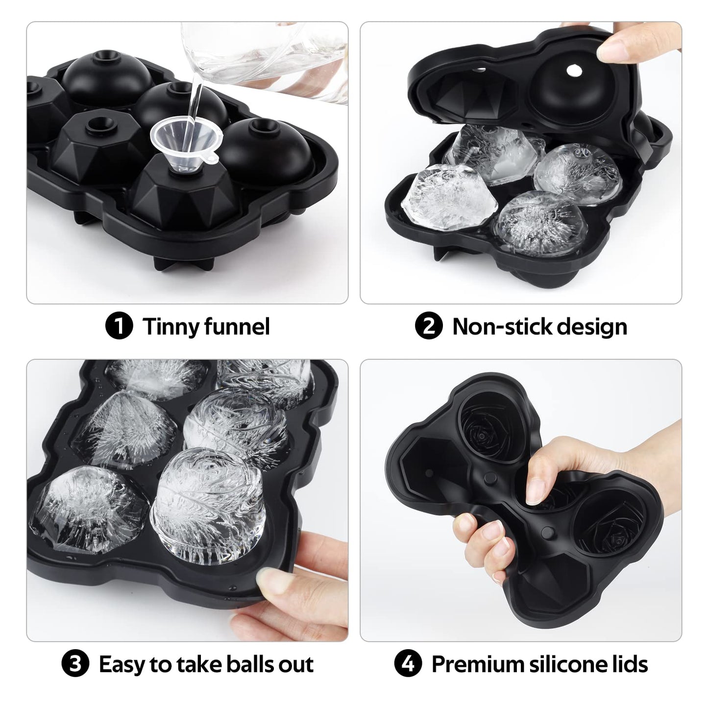Rose & Diamond Ice Cube Tray