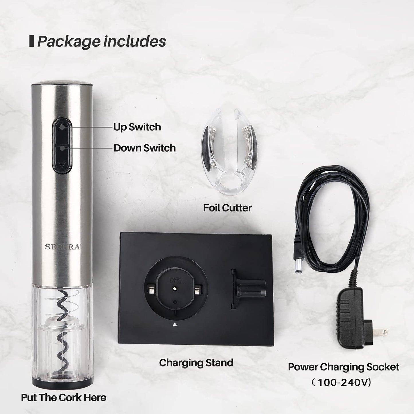 Rechargeable Electric Wine Opener