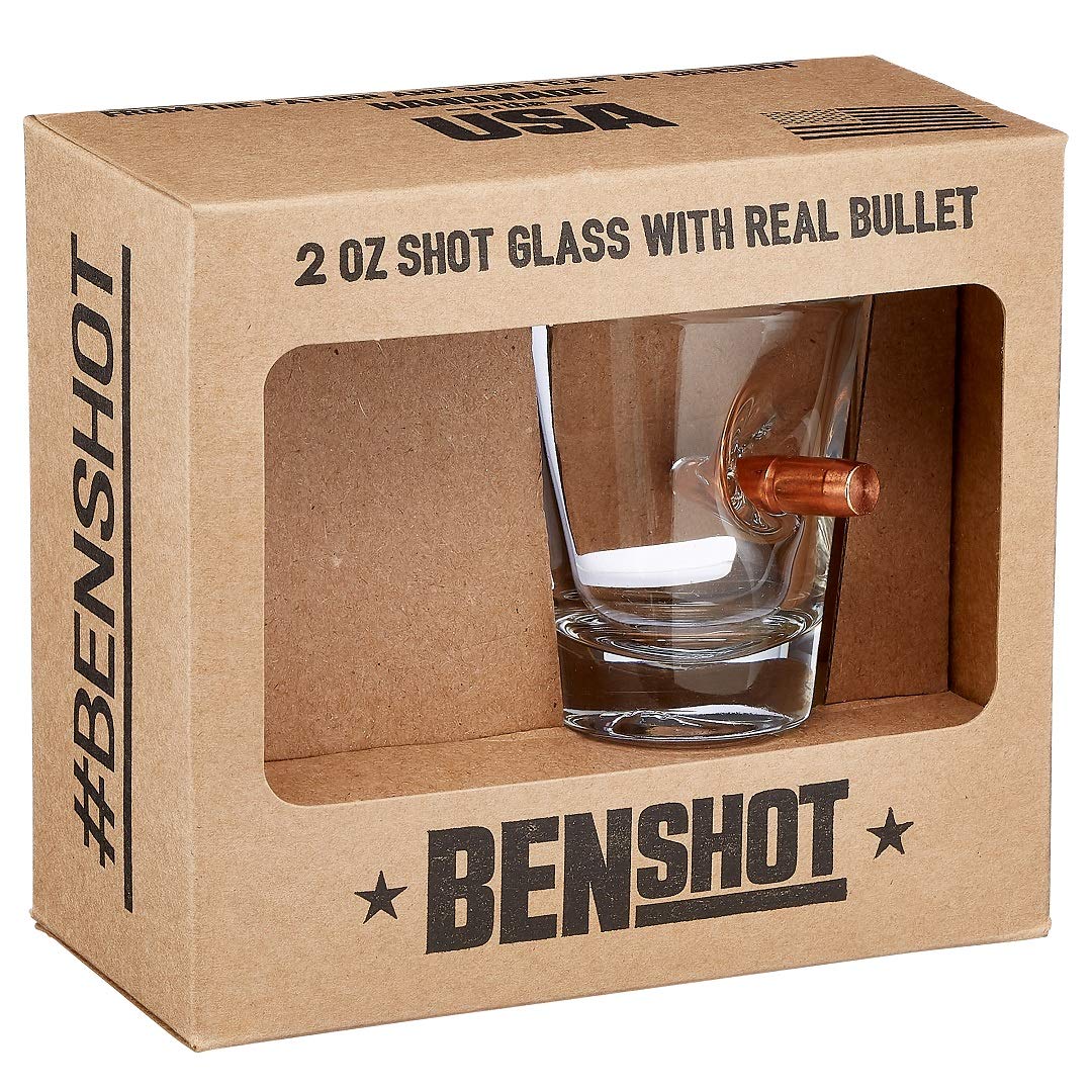 Shot Glass with Real .308 Bullet - 2oz