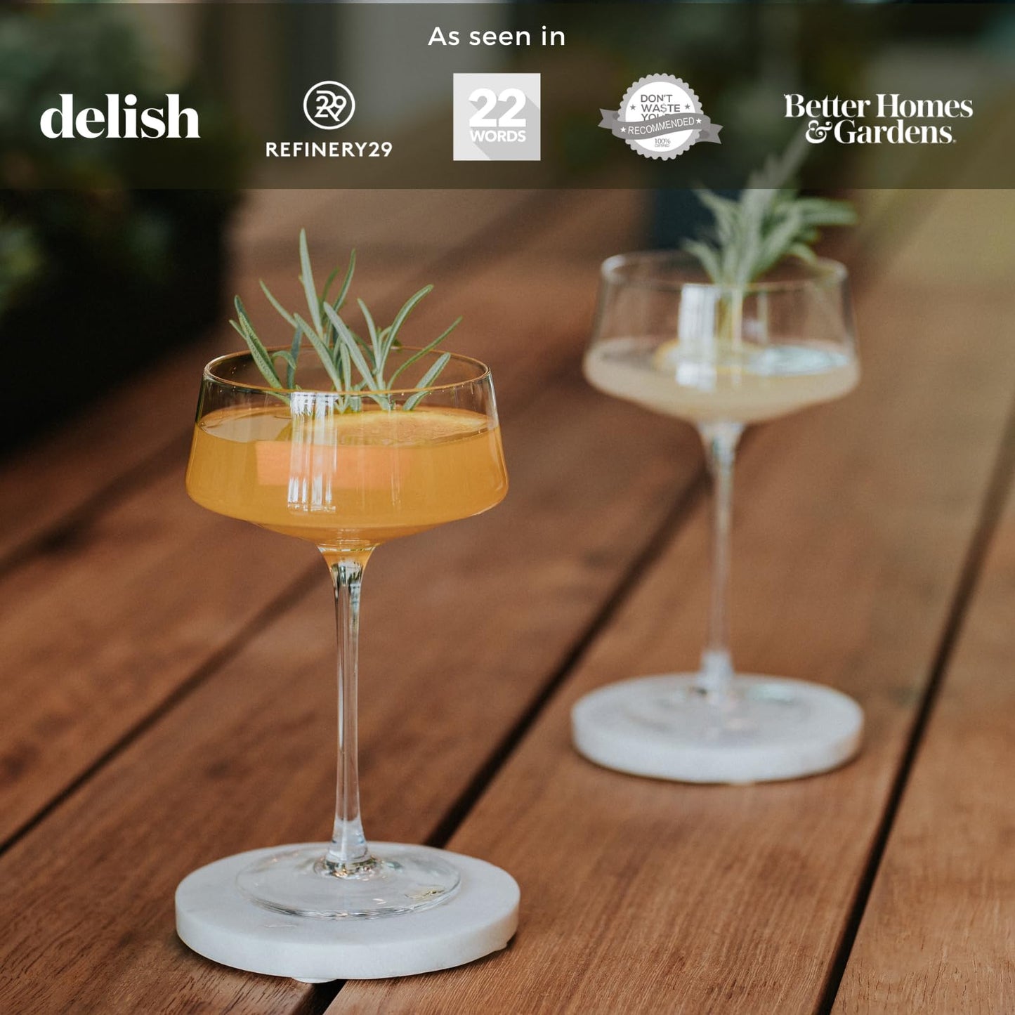 Luxe Crystal Martini - Set of 4