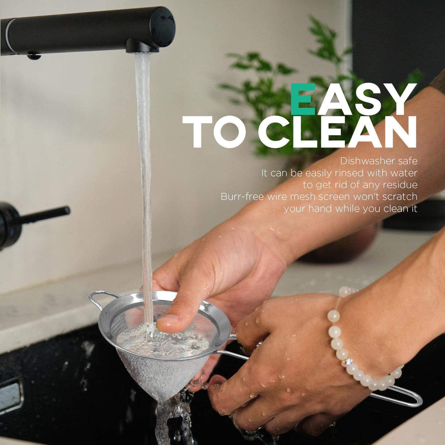 Stainless Steel Fine Mesh Cocktail Strainer