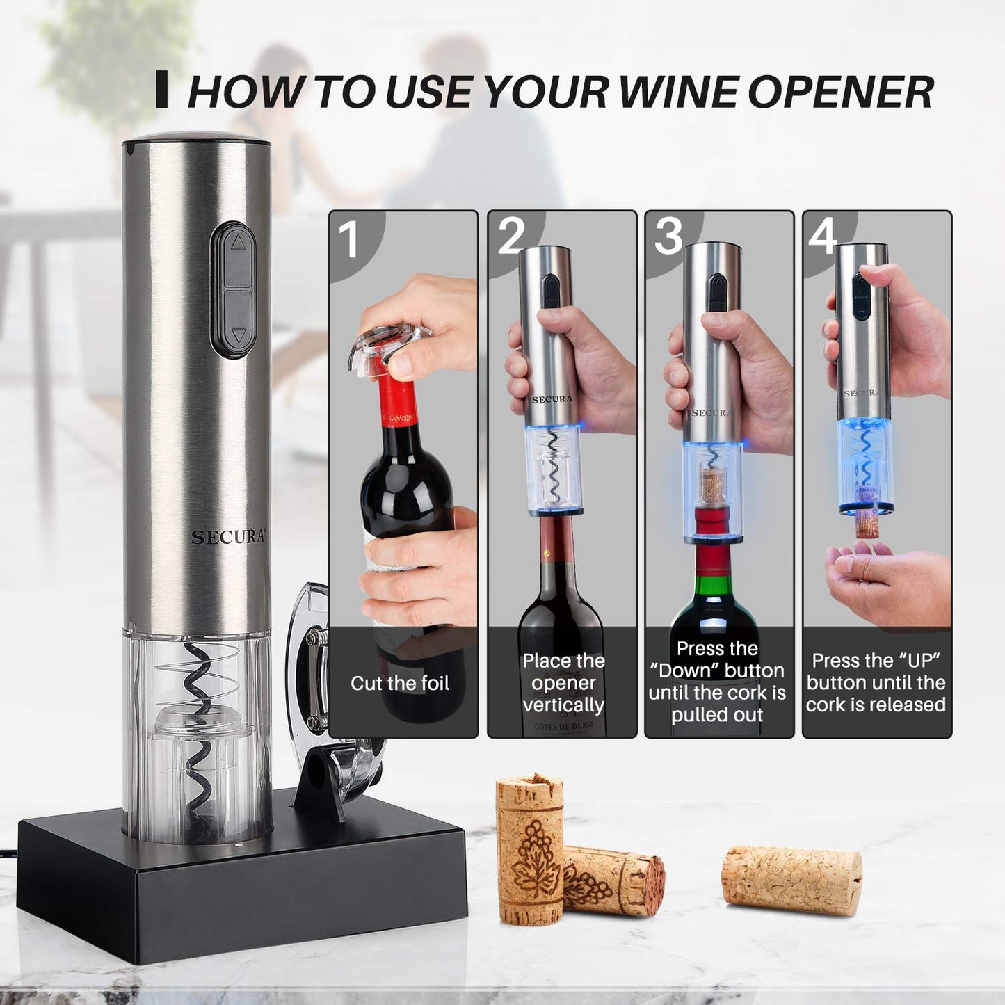 Rechargeable Electric Wine Opener
