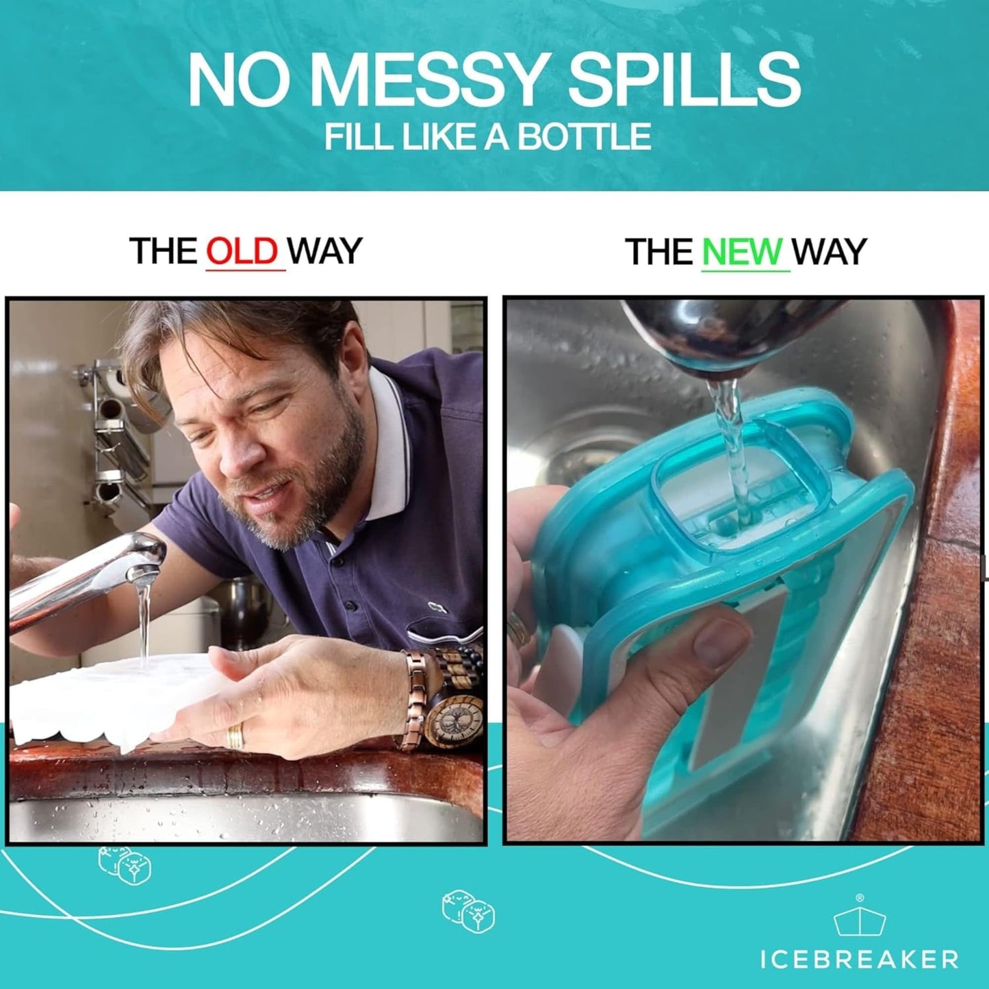 POP 4-in-1 Ice Cube Tray with Lid