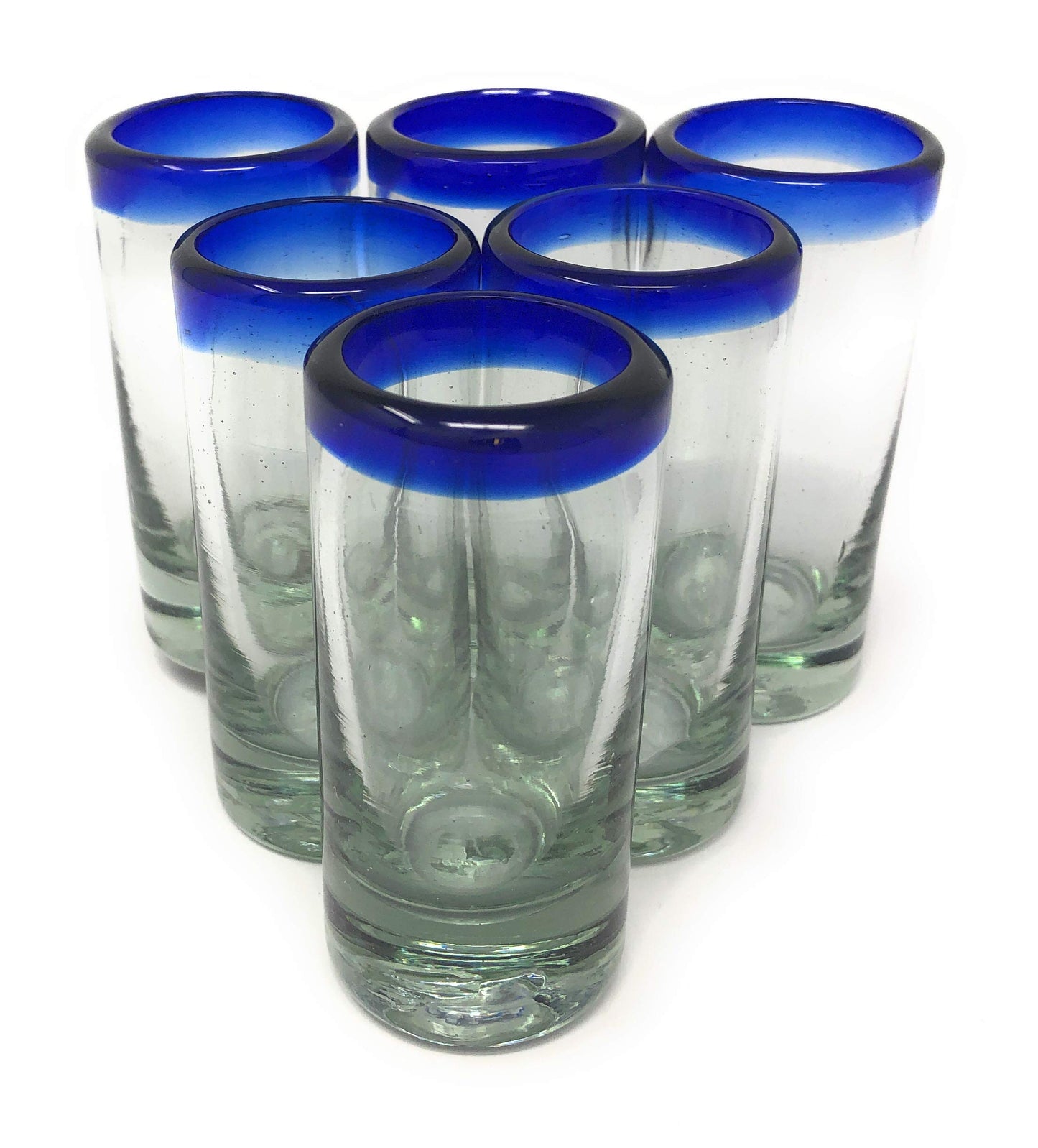Hand Blown Mexican Tequila Shot Glasses â Set of 6