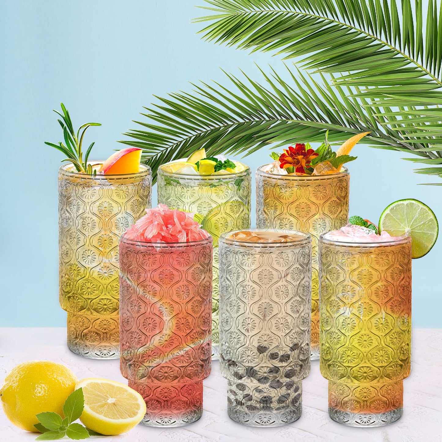 Verres à Cocktail vintage – Lot de 6