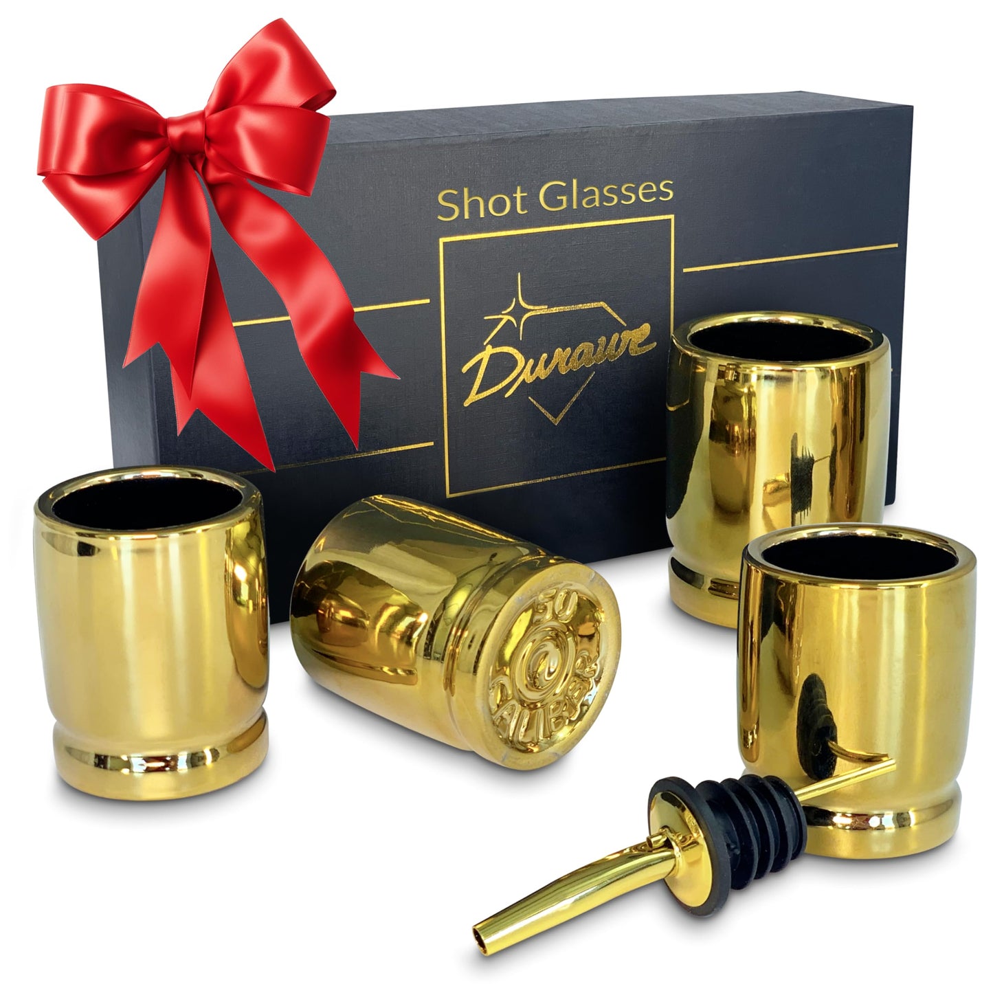 50 Caliber Shot Glass - Set of 4