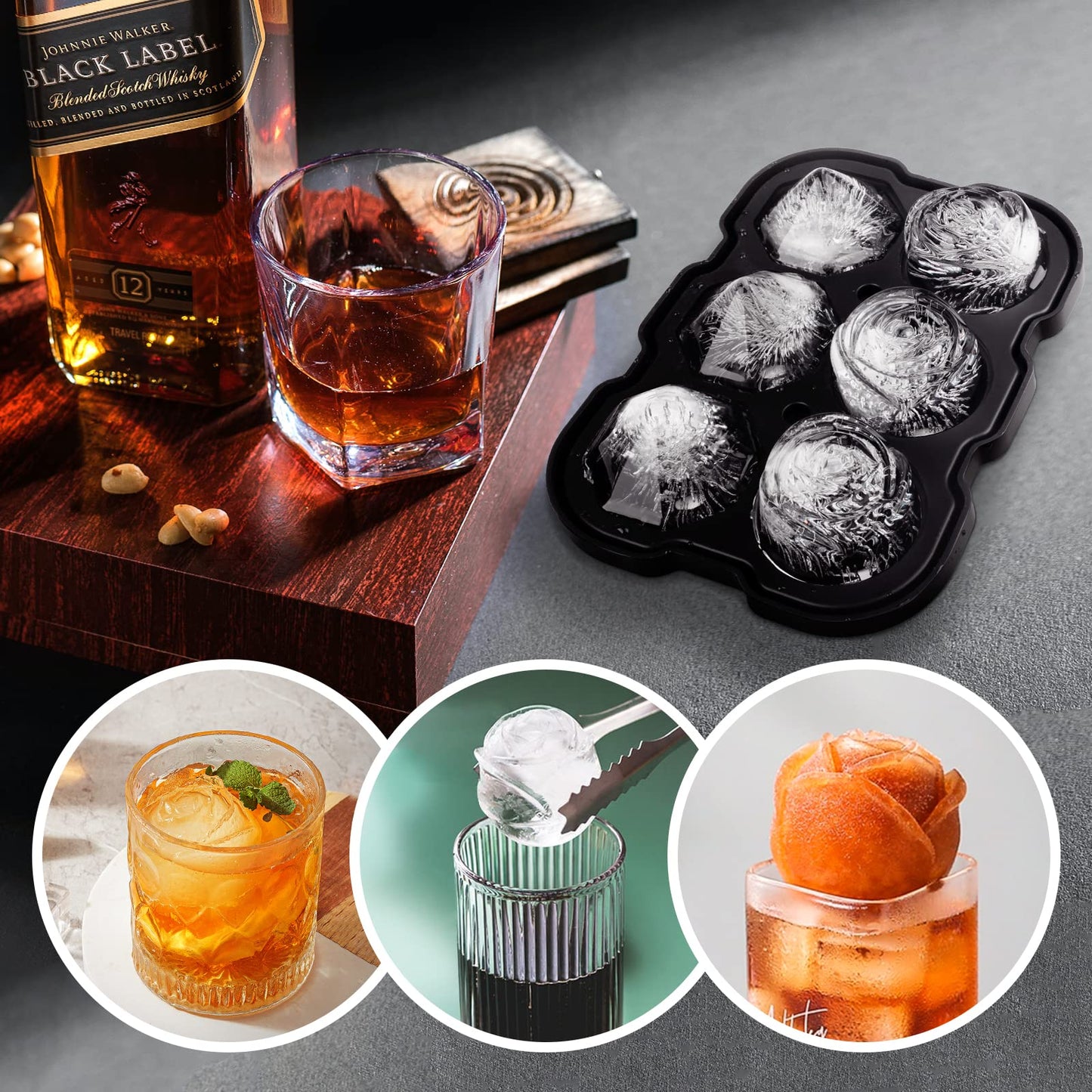 Rose & Diamond Ice Cube Tray