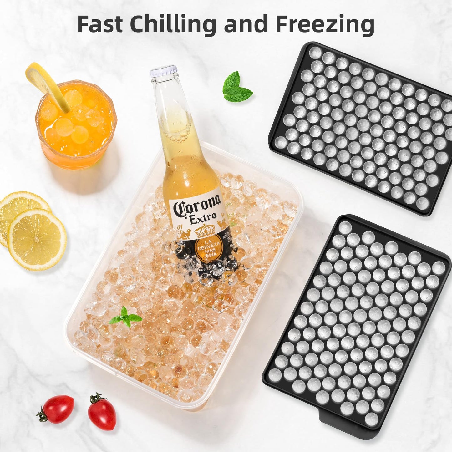 Mini Ice Ball Tray – Ice Cube Maker with Lid