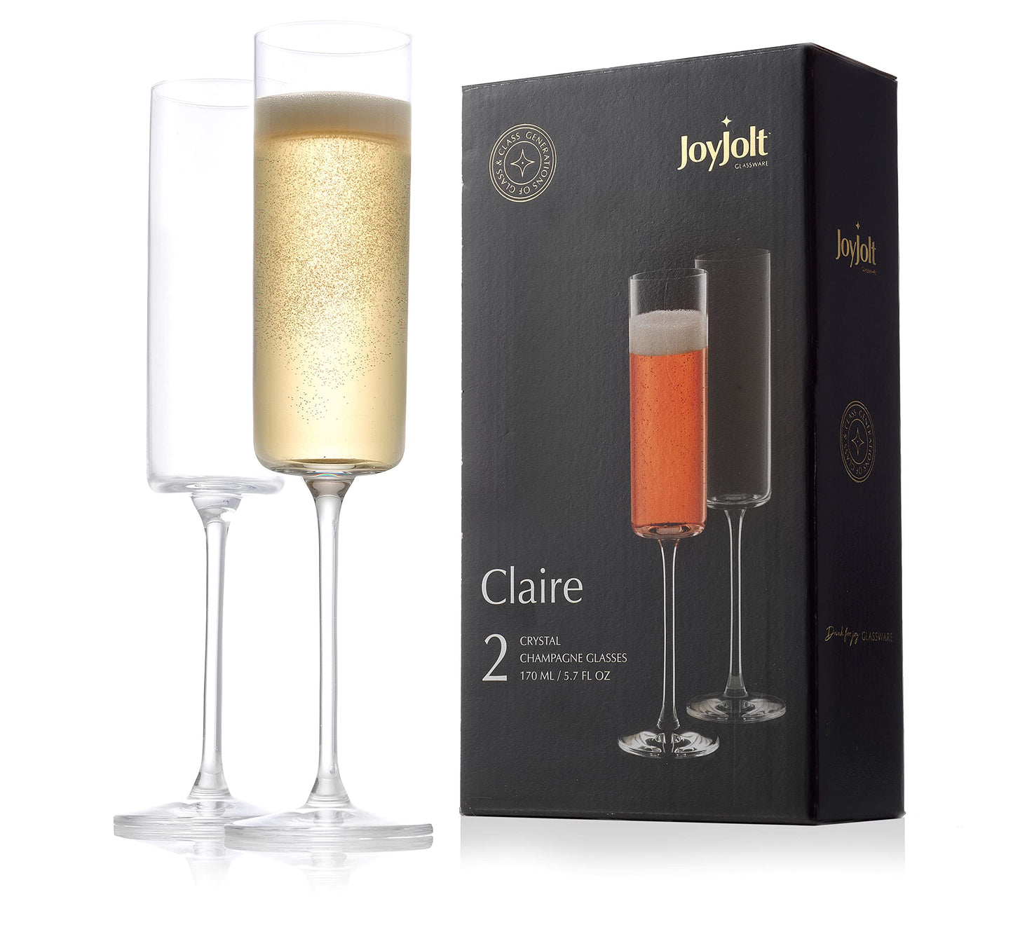 Crystal Champagne Set of 2