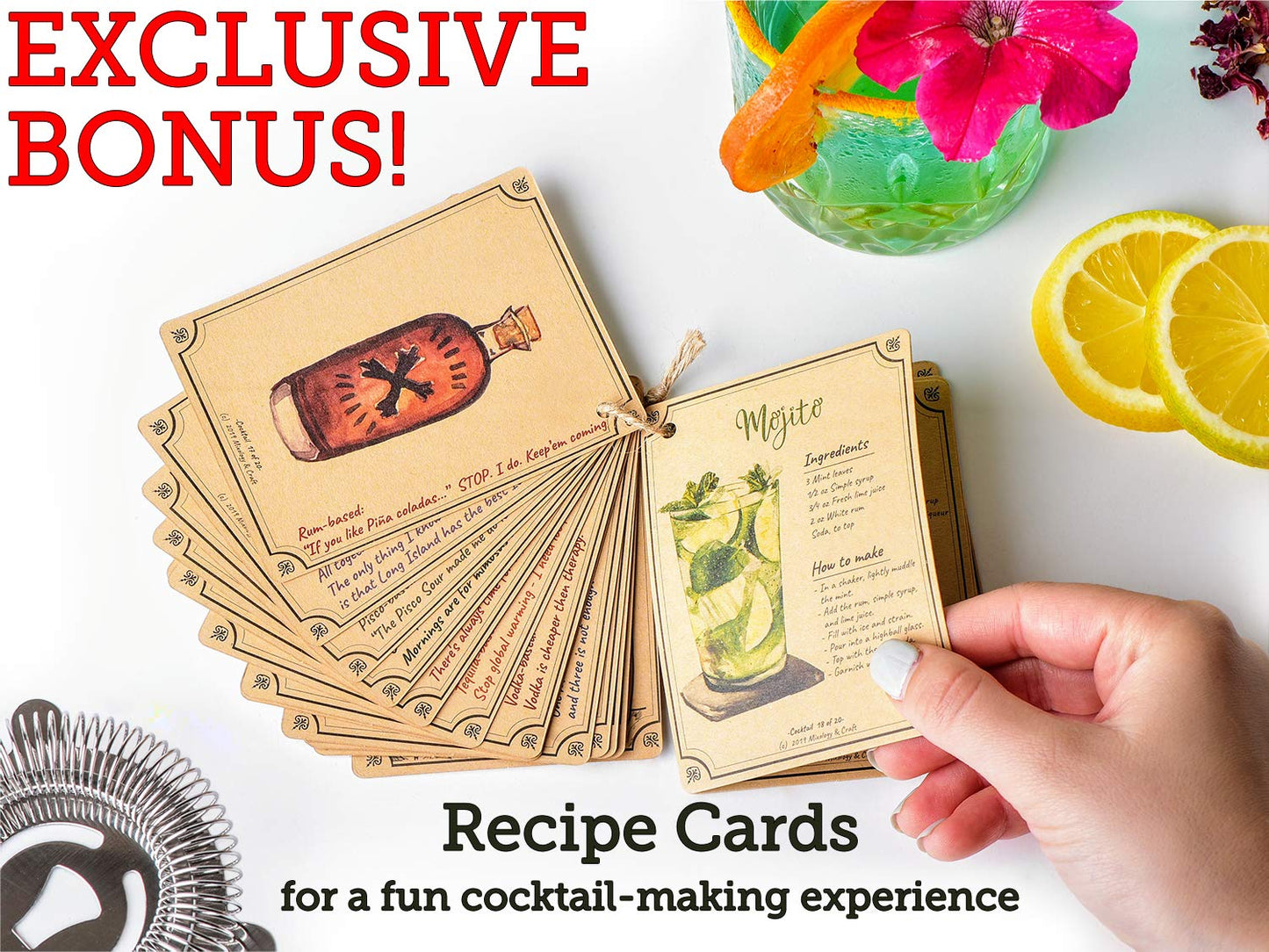 11-Pieces Mixology Bartender Kit