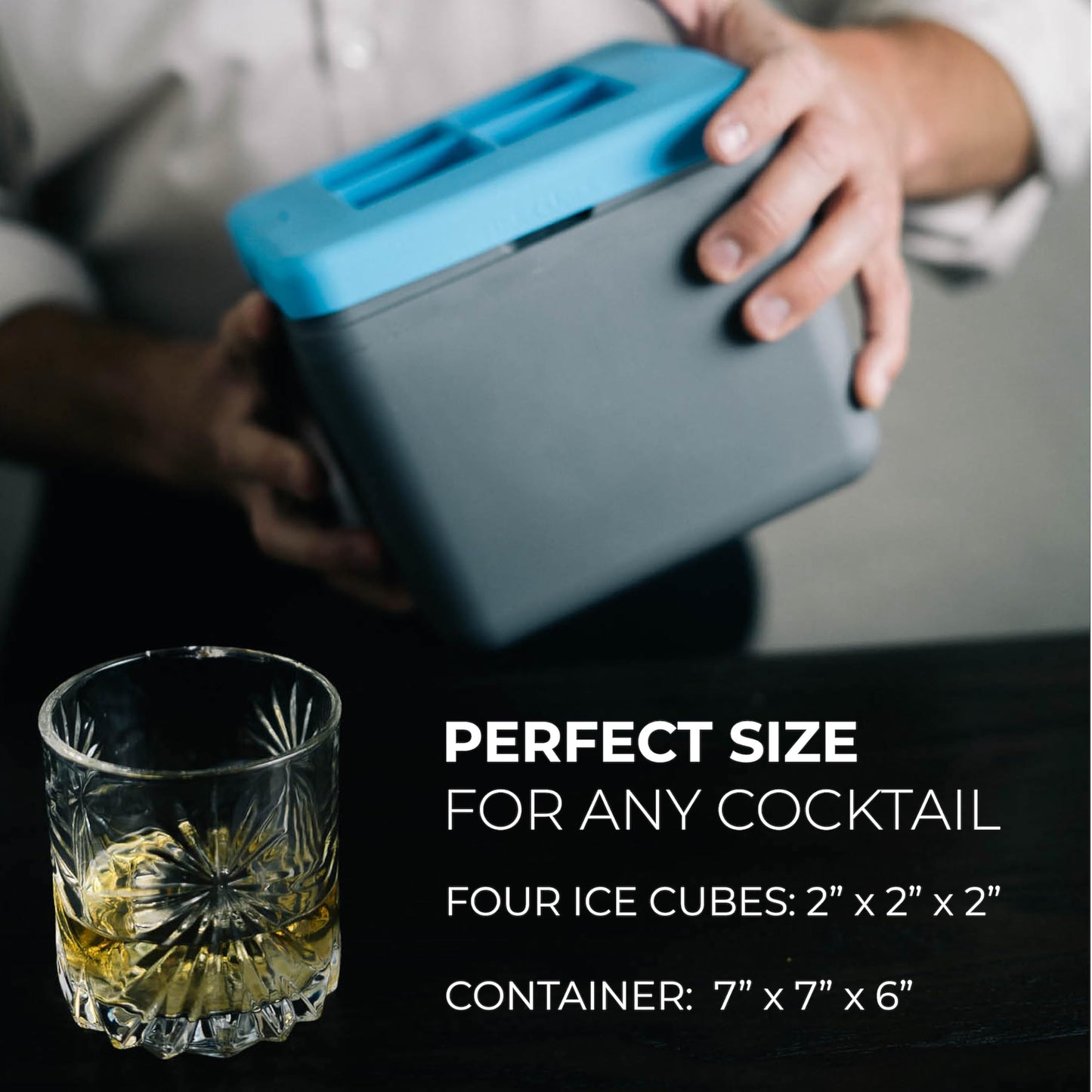 True Cubes Clear Ice Cube Mold