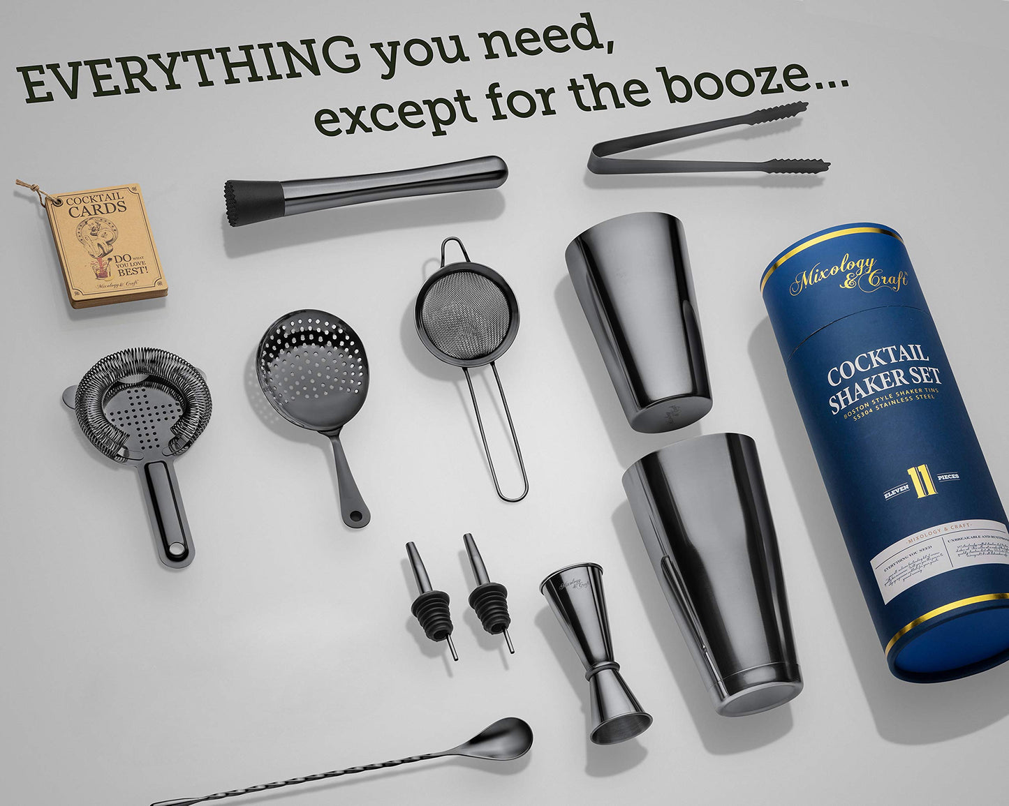 11-Pieces Mixology Bartender Kit