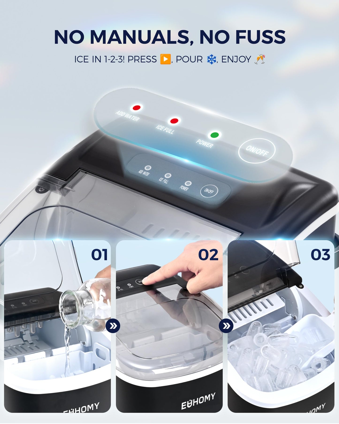 Portable Countertop Ice Maker