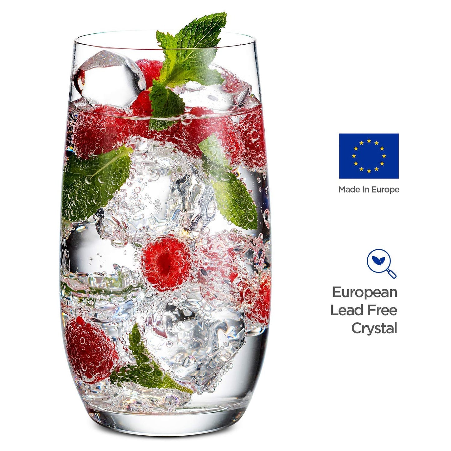 Crystal Highball Glasses – Set of 4