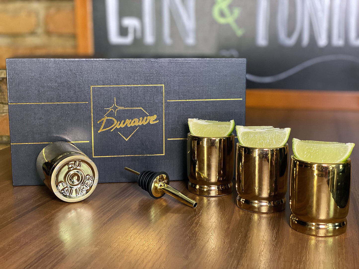 50 Caliber Shot Glass - Set of 4