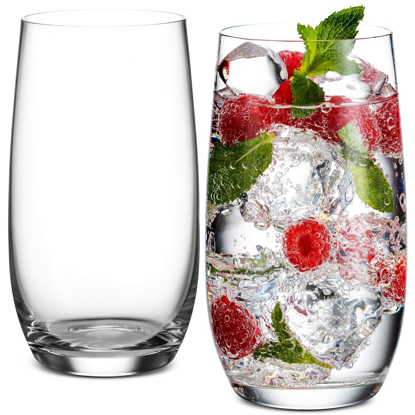 Crystal Highball Glasses – Set of 4