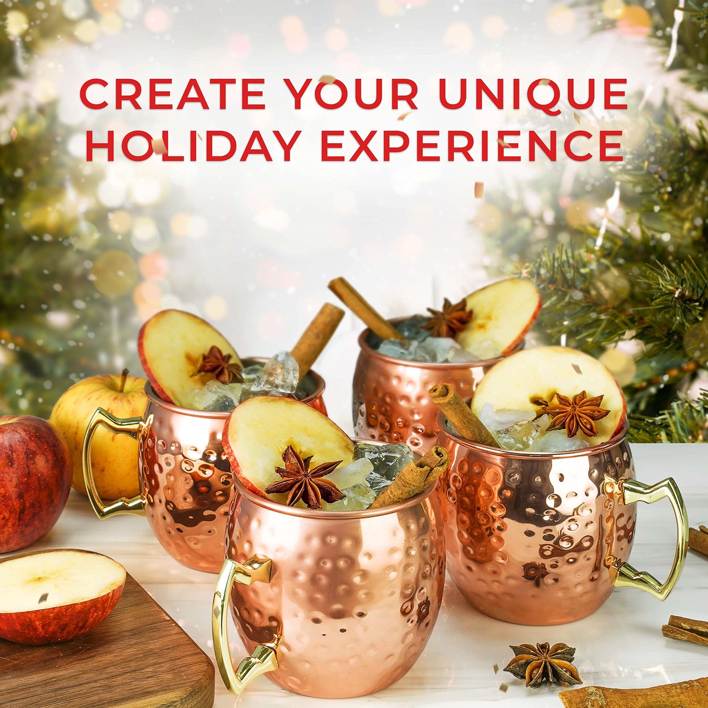 Moscow Mule Mugs - Set of 4