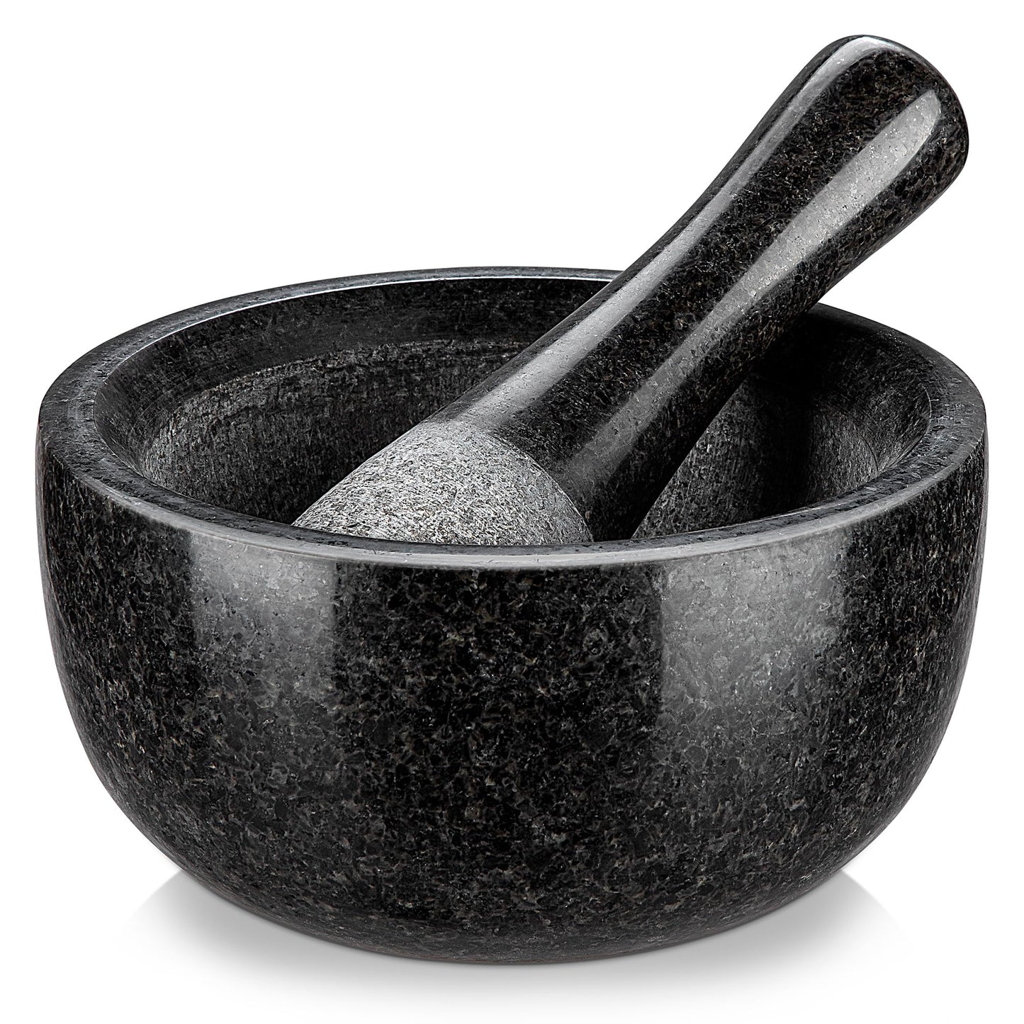 Mortier & pilon en marbre – Saveurs intactes (13/16 cm)