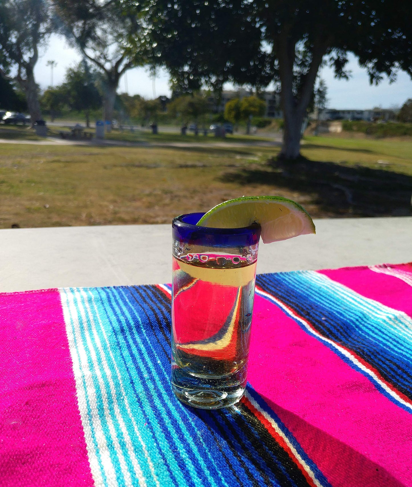 Hand Blown Mexican Tequila Shot Glasses â Set of 6