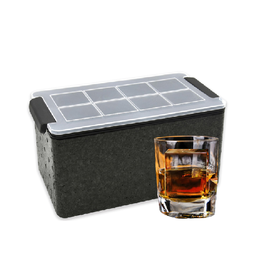 8 Cubes de Glaces Transparents - Moule a glacons