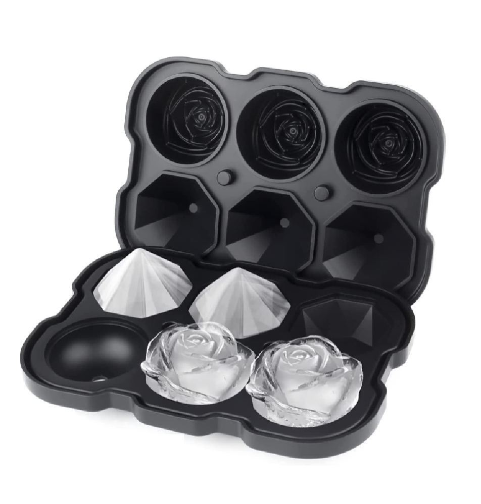 Rose & Diamond Ice Cube Tray