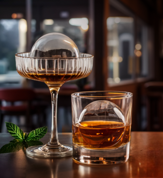 Clear Ice Ball Maker – Stainless Steel Insulated Whiskey Ice Mold
