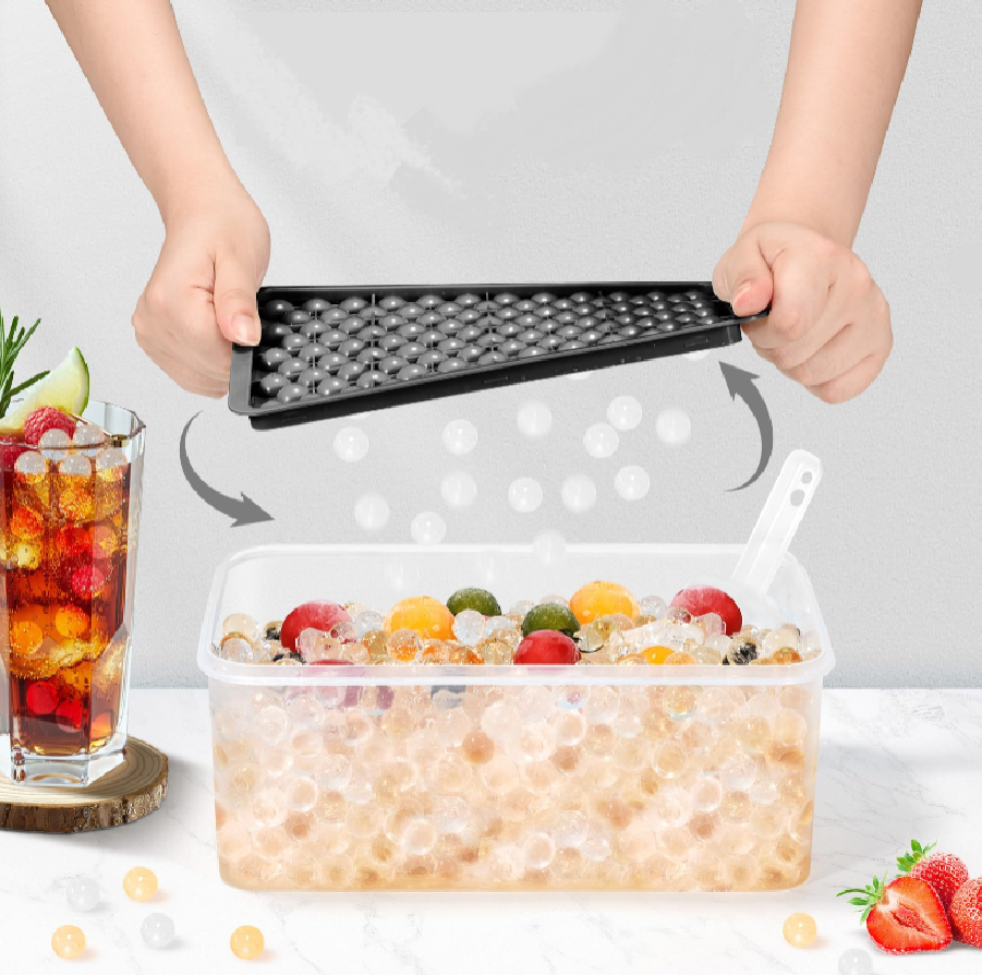 Mini Ice Ball Tray – Ice Cube Maker with Lid