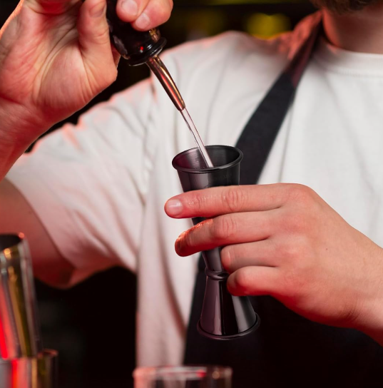 Zulay Premium Stainless Steel Cocktail Jigger
