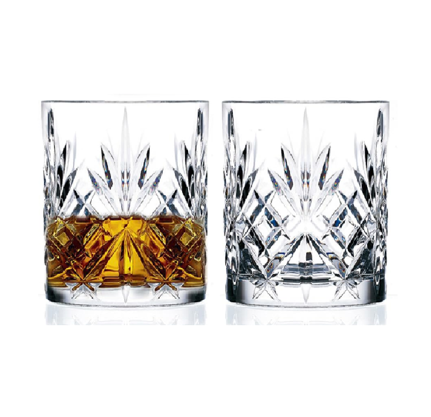 FLOW Ensemble de 2 verres à whisky