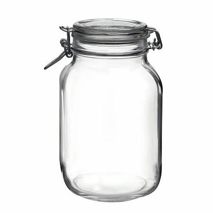 Bocal hermétique en verre 2L