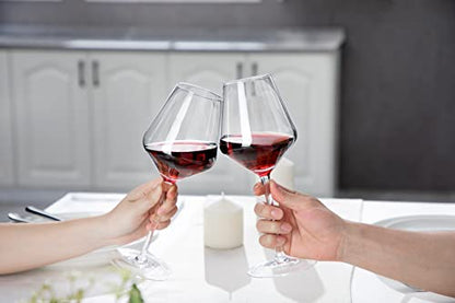 Verres à Vin en Cristal Amisglass - Lot de 6, Élégance et Dégustation Parfaite