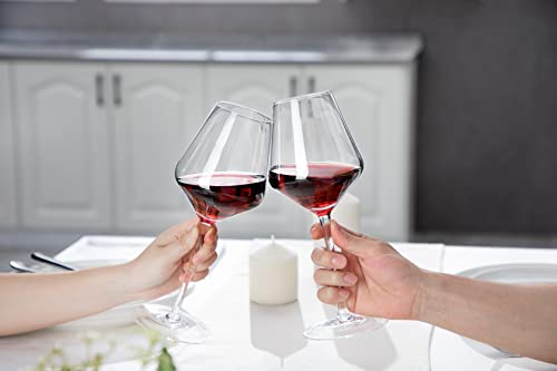 Verres à Vin en Cristal Amisglass - Lot de 6, Élégance et Dégustation Parfaite