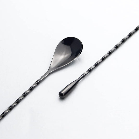 Cuillère à mélanger à cocktail en acier inoxydable