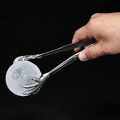 8-Inch Premium Stainless Steel Ice Tongs